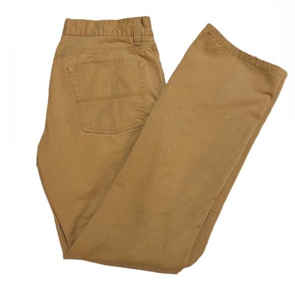 LL. Bean Tan Khaki Standard Fit Jeans Size 32W Mens - Picture 1 of 7